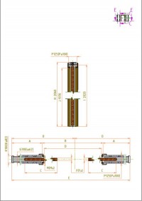 Nákresy s technickými parametry stavebního pouzdra